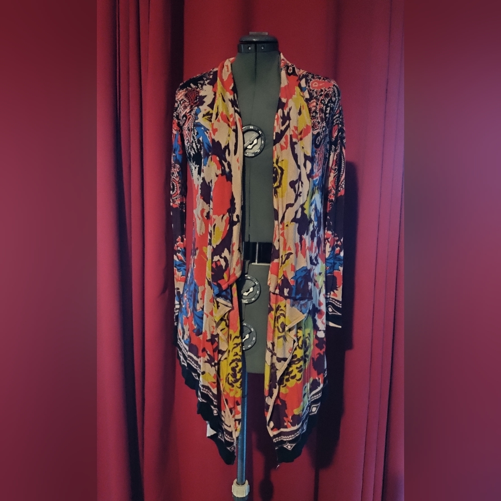 Beautiful Multi Color Open Cardigan - image 2